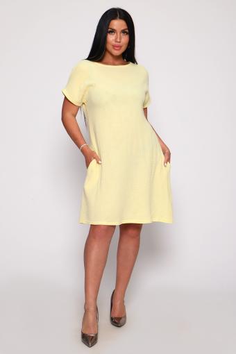 Платье 82028 (Светло-желтый) - Ивтекс-Плюс