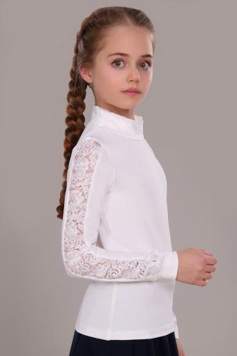 Блузка для девочки Каролина New арт.13118N (Крем) - Ивтекс-Плюс
