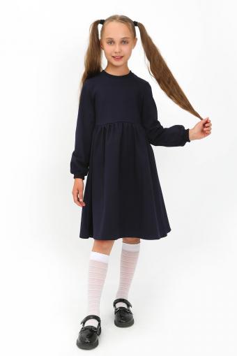 Платье Школа-6 детское (Темно-синий) - Ивтекс-Плюс