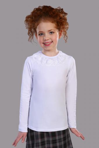 Блузка для девочки Вероника 13141 (Белый) - Ивтекс-Плюс