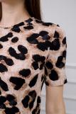 Костюм женский из футболки и брюк из вискозы Леопард (Фото 8)