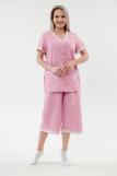 Пижама женская из кулирки Ворожея розовый (Фото 1)