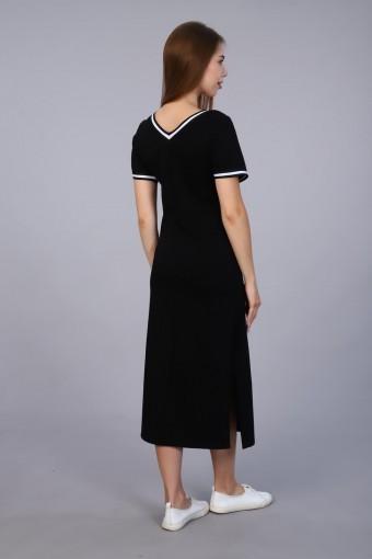Платье "Дион" (Черный) (Фото 2)