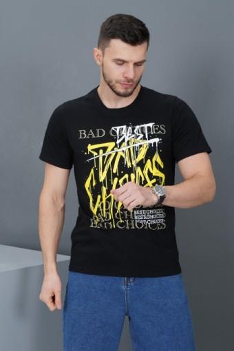 Граффити футболка мужская (желтый) (Фото 2)