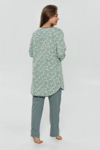 Лурдес пижама женская (зеленый) (Фото 2)