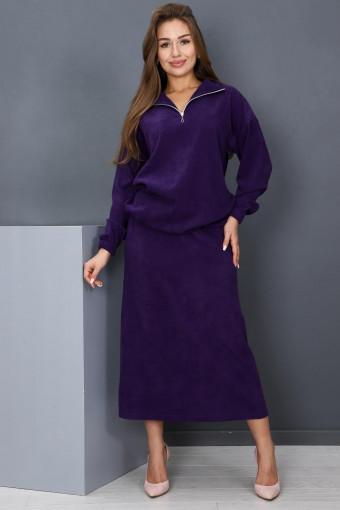 Энже - юбка фиолетовый (Фото 2)