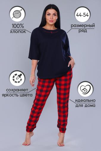 Пижама 20120 (Красный) - Ивтекс-Плюс