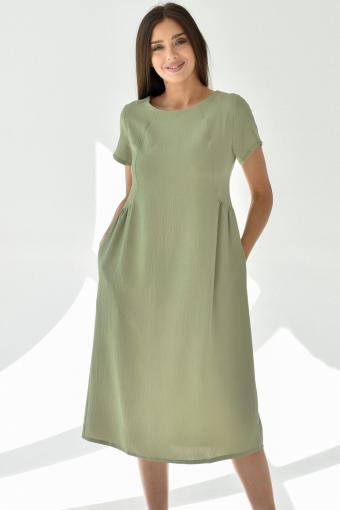 Платье Мира (Зеленый) - Ивтекс-Плюс