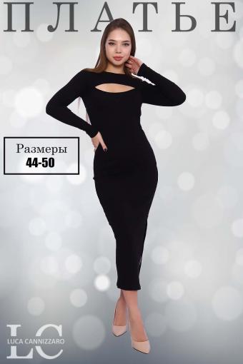 Платье 86073 (Черный) - Ивтекс-Плюс