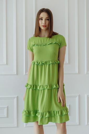 Платье Лили (Зеленый) - Ивтекс-Плюс