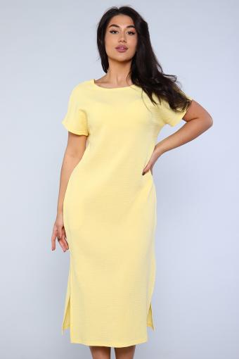Платье 82024 (Светло-желтый) - Ивтекс-Плюс