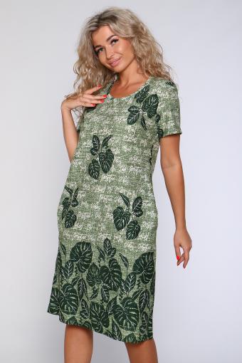 Платье 59127 (Зеленый) - Ивтекс-Плюс