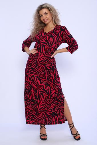 Платье 59205 (Черный/красный) - Ивтекс-Плюс