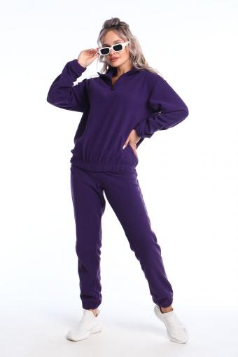 Костюм с брюками Лазурит 21фл (Фиолетовый) - Ивтекс-Плюс