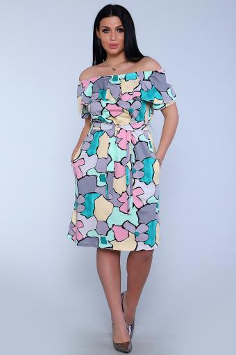 Платье 71060 (Салатовый) - Ивтекс-Плюс