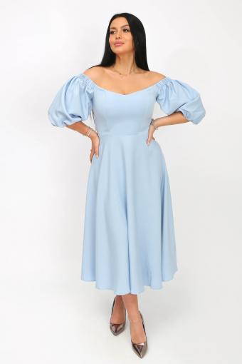 Платье 22251 (Голубой) - Ивтекс-Плюс