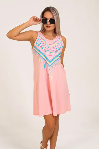 Платье 50550 (Розовый) - Ивтекс-Плюс