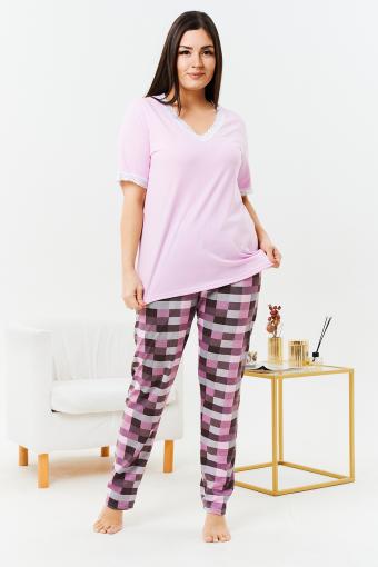 Пижама 83501 (Розовый) - Ивтекс-Плюс