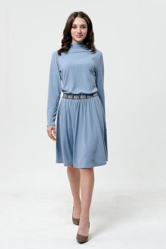 Платье 38551 (Голубой) - Ивтекс-Плюс