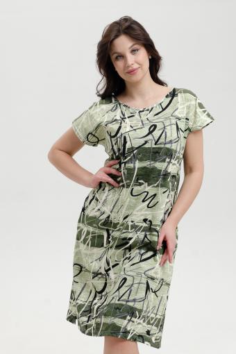 Платье 032 (Зеленый) - Ивтекс-Плюс