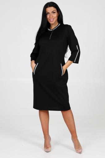 Женское платье 31793 (Черный) - Ивтекс-Плюс