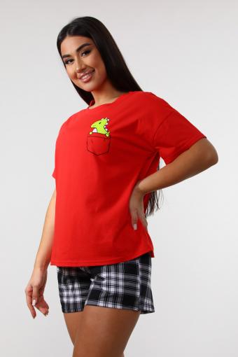 Пижама 88043 (Красный) - Ивтекс-Плюс