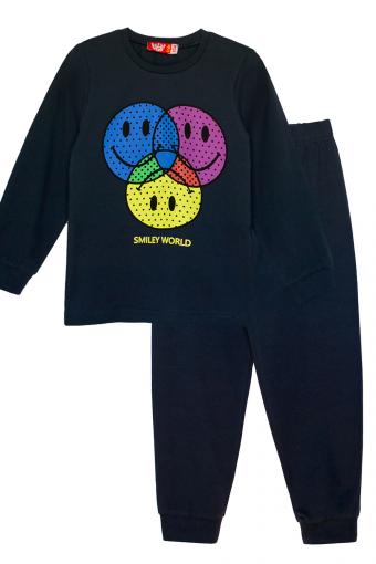 Пижама для мальчика 92146 (Темно-серый) - Ивтекс-Плюс