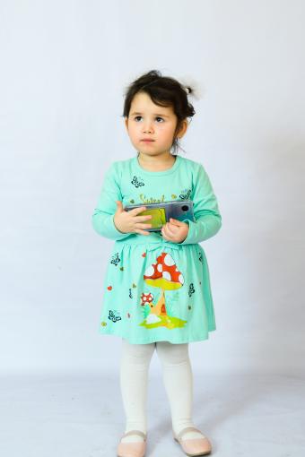 Платье 83004 детское (Ментол) - Ивтекс-Плюс
