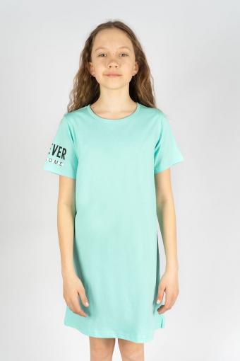 Платье для девочки 81191 (Мятный) - Ивтекс-Плюс