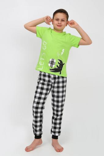 Пижама для мальчика 92182 (Салатовый) - Ивтекс-Плюс