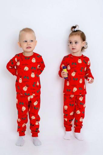 Пижама Сплюша детская (Красный) - Ивтекс-Плюс