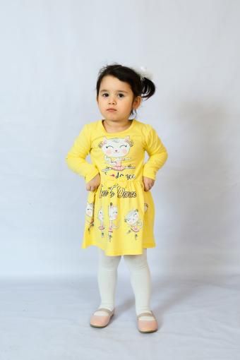 Платье 83008 детское (Желтый) (Фото 2)
