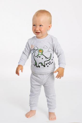 Пижама М04-1 детская (Серый) - Ивтекс-Плюс