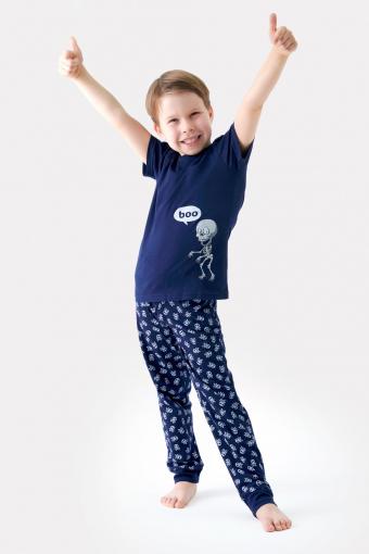 Пижама 44001 детская (Скелеты) - Ивтекс-Плюс
