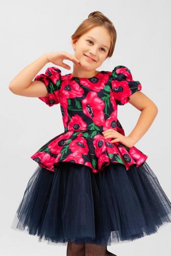 Платье нарядное для девочки SP2010 (Малиновый) - Ивтекс-Плюс