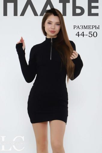 Платье 86088 (Черный) - Ивтекс-Плюс
