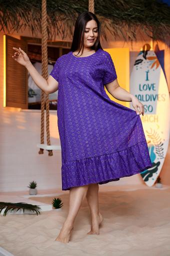 Платье 9179 (Фиолетовый) - Ивтекс-Плюс