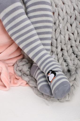 Колготки Пингвин детские плюш (Серый) - Ивтекс-Плюс