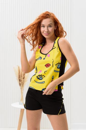 Пижама женская 8441 (Желтый) - Ивтекс-Плюс