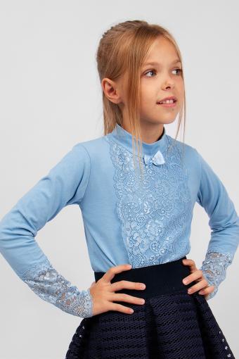 Блузка для девочки SP62995 (Голубой) - Ивтекс-Плюс