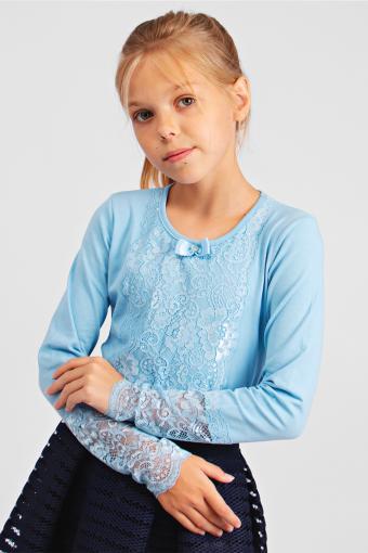 Блузка для девочки SP62999 (Голубой) - Ивтекс-Плюс