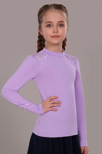 Блузка для девочки Алена арт. 13143 (Светло-сиреневый) - Ивтекс-Плюс