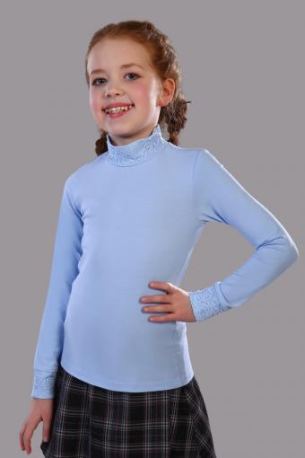 Блузка для девочки Дженифер арт. 13119 (Светло-голубой) - Ивтекс-Плюс