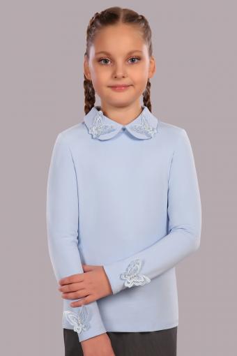Блузка для девочки Камилла арт. 13173 (Светло-голубой) - Ивтекс-Плюс