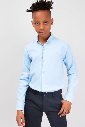 Рубашка для мальчика SP9134 (Голубой) - Ивтекс-Плюс