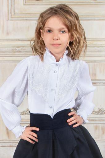 Блузка для девочки SP1900 (Белый) - Ивтекс-Плюс