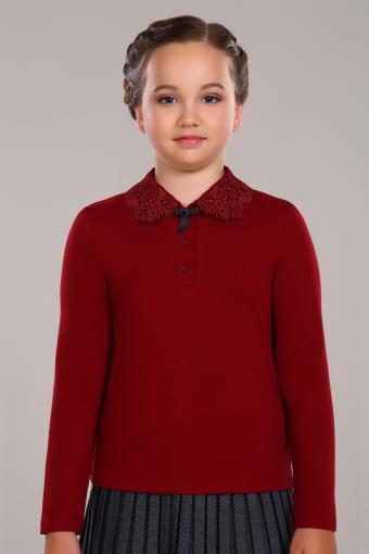 Блузка для девочки Рианна Арт.13180 (Бордовый) - Ивтекс-Плюс