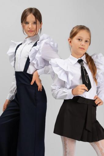 Блузка для девочки SP021 (Белый) - Ивтекс-Плюс