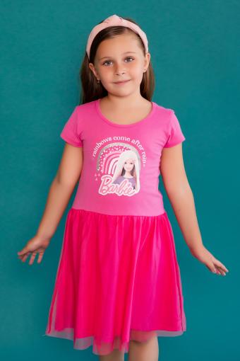 Платье 22763 Barbie кор. рукав (Розовый) - Ивтекс-Плюс