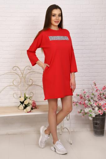 Платье 24310 (Красный) - Ивтекс-Плюс